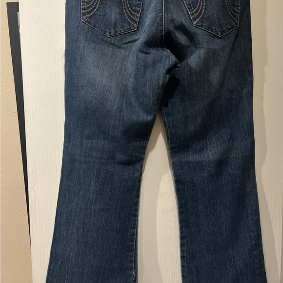 Salt Works Colorful Graphic Flare Jeans - Picture 6 of 10